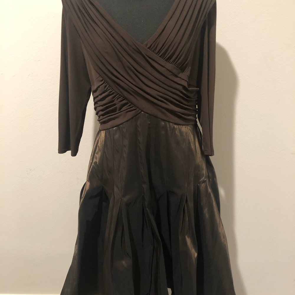Cocktail dress brown